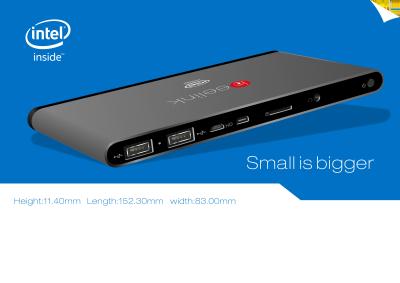 China Beelink embolsa la lengua multi USB BT 4,0 TV de la ayuda del OS P1 de la ayuda elegante de la caja DDR3 2GB de Windows 8,1 en venta