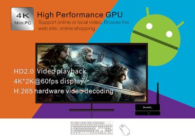 中国 Beelink R68 のアンドロイド 5.1 RK3368 Rockchip TV 箱サポート 64GB Google 人間の特徴をもつ TV 箱の Octa の中心 販売のため