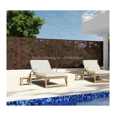 China Sustainable Garden House Balcony Fence Wood Plastic Composite Fence Outdoor Plastic Waterproof Pvc Key Frame Feature Wrapping Material for sale