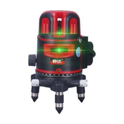 China Professional Hot Sale 5 Line Ultra High Power Green Line Laser Level Auto Self Leveling 360 Laser Level for sale