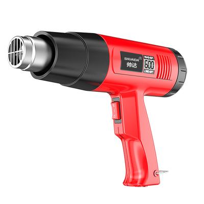 China With Digital Display Mini Portable Hot Air Gun Machine Tool High Temperature Resistant Heating Wire Gathers Heat Faster for sale