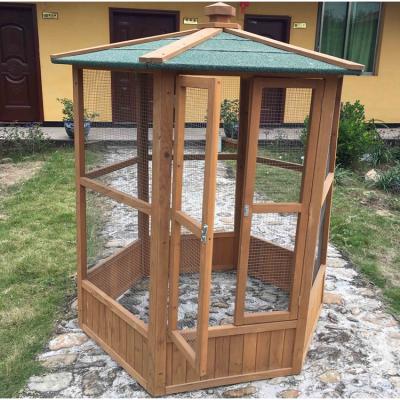 China SDB004 Sustainable Decoration Wooden Carrier Pet Houses Large Bird Cage For Sale for sale