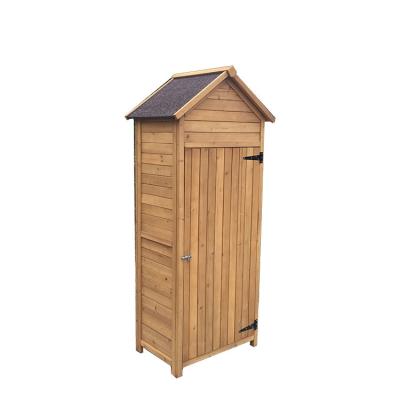 China SDGS001 Easily Assembled Waterproof Wooden Outdoor Storage Furniture Garden Tool Shed for sale