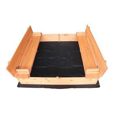 China SHUNDA SB001 Wooden Wooden Playground Sandpit For Kids for sale