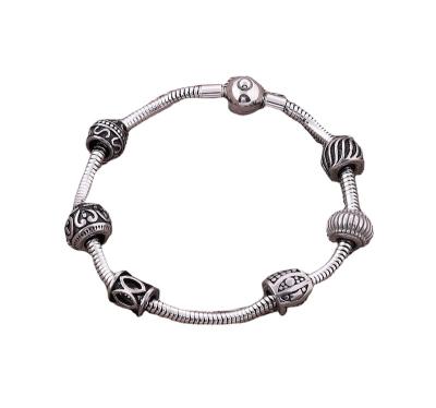 China No Rust And No Newest DIY Stainless Steel Allergy Charm Snake Chain Bracelet From China Factory for sale