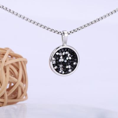 China China Design Wholesale Price High Quality Fashion Casual Lady's Stainless Steel Quantum Scalar Energy Pendant With Crystal Stones for sale