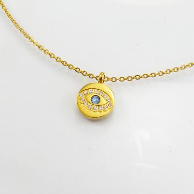 China New Arrival Religious Jewish Jewelry Turkish Evil Eye Charms Pendant Necklace for sale