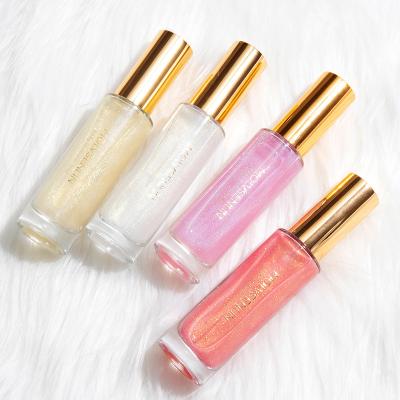 China OEM Waterproof Cosmetic Oil Shimmer Body Makeup Highlighter Bar Foundation Spray High Quality Glow Waterproof Shimmer Highlighter Private Label for sale