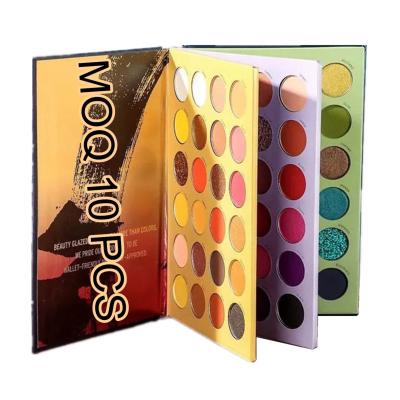 China Waterproof 72 Common Eyeshadow Magic Palette Private Label Makeup Vegan Eyeshadow Palette Paper Color Book OEM Logo 2022 Cosmetics for sale