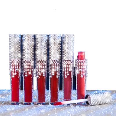 China Diamond Beauty Velvet Matte Lip Waterproof Non Glaze Transfer Lip Gloss Waterproof To Customize Lip Oil Vegan Liquid Lipstick Wholesale Makeup for sale