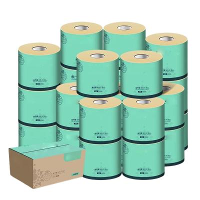 China Wholesale Price Soft Comfortable Hypoallergenic Custom Printed Natural Roushun High Quality Soft Tissue Paper Roll for sale