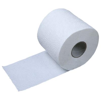 China Household wholesale price soft comfortable cheap custom single roll 4 ply eco-friendly paper roll for washroom for sale