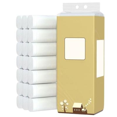 China Branded Standard Soft Comfortable Cheaper Higher Quality Bathroom Dust Proof Toilet Paper Wholesale Roll for sale