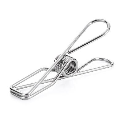 Κίνα Minimalist 316 Stainless Steel Drying Rack Socks Drying Clip Underwear Drying Windproof Clip Sock Hook Clothespins προς πώληση