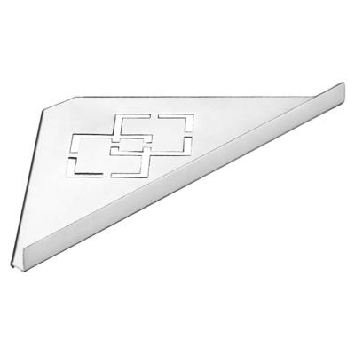 中国 Wall Mounted Type 304 Stainless Steel Bathroom Accessories Triangle Bathroom Kitchen Wall Mounted Antirust Storage Beam Shower Corner Rack 販売のため