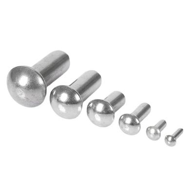 China Steel Round Mushroom Head Rivet GB867 Half Blow Head Solid Rivet M6-M10 for sale