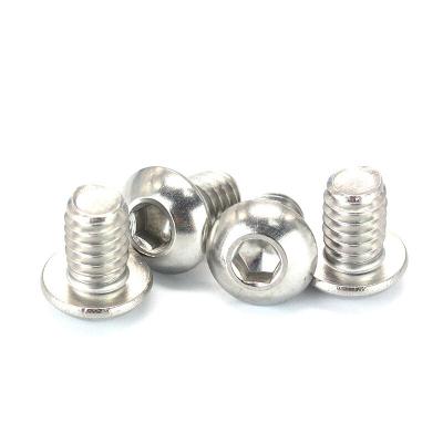 China HEX Semicircle Head Hexagon Socket Head Machine Screw American Flat Round Head Machine Screw for sale