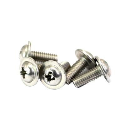 China DIN 967 Cross Cross Recessed Pan Head Screws With Collar Steel / Stainless / Brass / Aluminum for sale