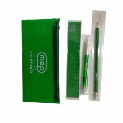 China School Student Stationery Pencil, Ruler and Promotional Ball Pen Stationery Sets for sale