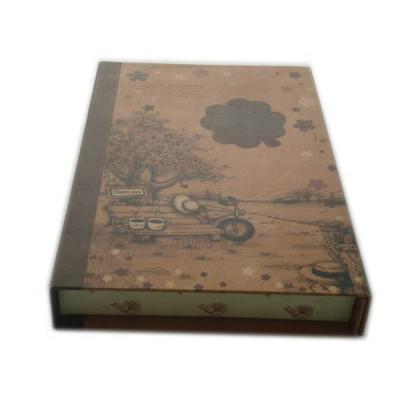 China Hardcover Customized Gift Box Packing A5 Size Hardcover Book Notebook For Back School for sale