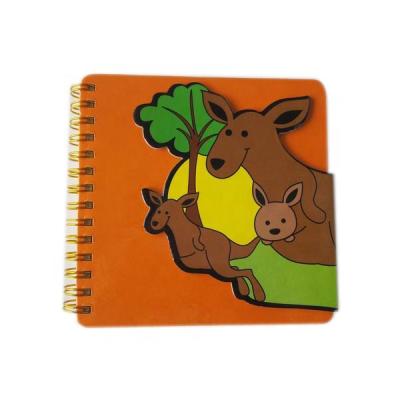 China Fancy Animal Shape Hardcover Book Sprial Binding Notebook Chinese Factory Made Hardcover Cartoon For Gifts for sale