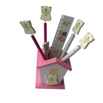 China custom made high quality cute funny kids stationery set for students customized for sale