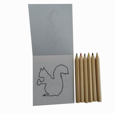 China 2021 Cheapest Fancy Coloring Set Of School Pencil And Notepad Stationery For Back School for sale