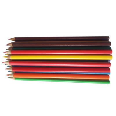 China office & School Pencil 7inch Triangle Painted Drawing Color Pencil For Kids for sale