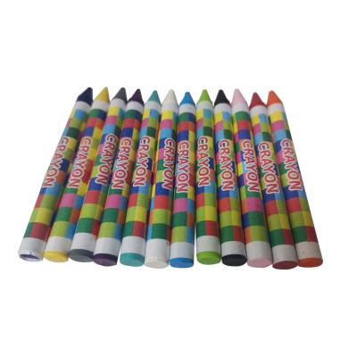 China 12PCS 8.5X0.8cm Quality Normal Student Paraffin Wax Drawing Pencils Set WXP21042801 for sale