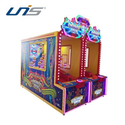 China UNIS COCONUT HIT Arcade Game Redemption Game Acrylic Indoor Throw Ball Game for sale