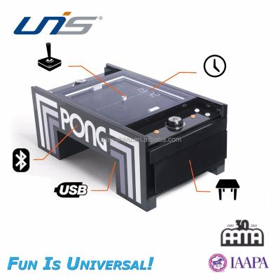 China UNIS PINT TABLE Acrylic Arcade Game Machine Coffee Table Used In Office Or Bar for sale