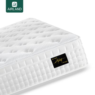 China Natural Comfortable Full Size Hybrid Pillow Foldable Bonnell Foam Spring Top Mattress for sale