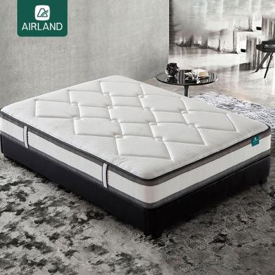 China Custom Mattress Convertible Matratze Bed Mattress Sleep Well 7 Zone Pocket Spring Gel Memory Foam in Box Queen King Size Bedroom Mattress for sale