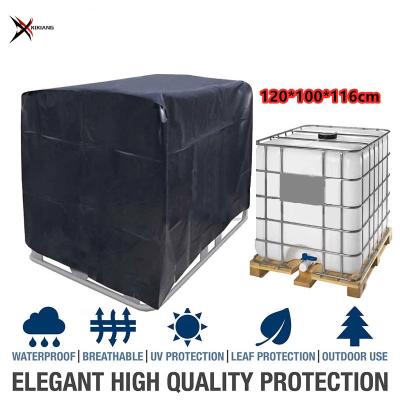 China Modern 1000 Liters IBC Water Tank Protective Waterproof Cover Container Oxford Sunscreen Cover 210D Cloth Dustproof Outdoor Tools for sale