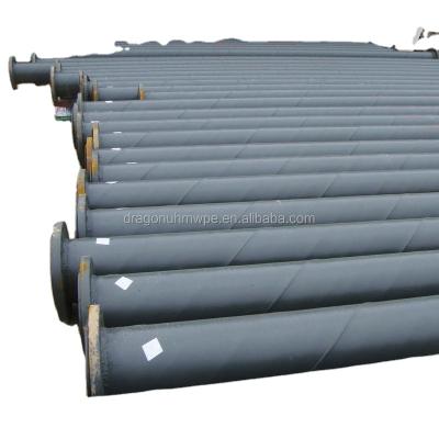 China Low friction loss tailings uhmwpe mining pipe for sale