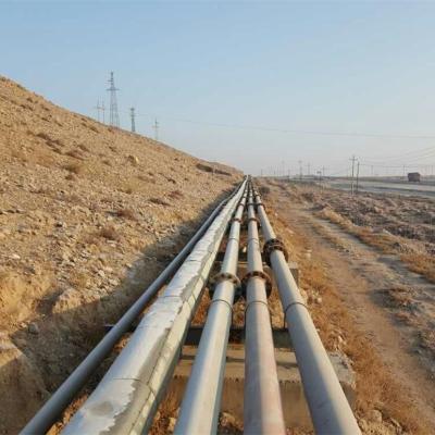 China Low friction loss high pressure mine sand uhmw pe lined steel pipe for sale