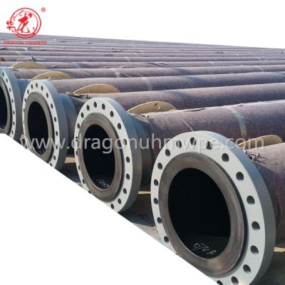 China Coal Mining Abrasion Resistant UHMWPE Lined Steel Mud Mining Pipe for sale