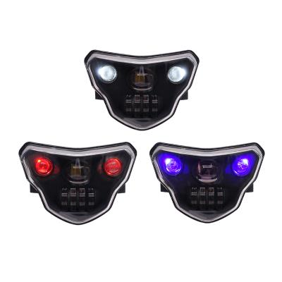 China Full Color Modified Angle Eyes LED Motorcycle Headlight Assembly For BMW G310 G310GS for sale