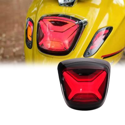 China Raincoat ; Genuine Long Life Sequential Indicator Turn Stop Brake Function Tail Light For Vespa Sprint for sale