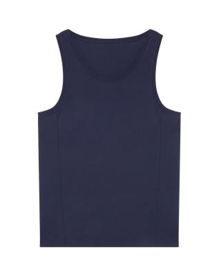 China Factory Wholesale Custom Blue Cotton Vest Athletic Mens Summer Breathable Sleeveless Sports Invest for sale