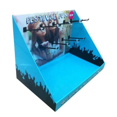 China Professional Recyclable Supplier Cardboard Presentation Boxes Cardboard Display Stand Table Top Display Stand for sale