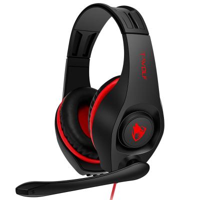 China Earphone Fashion TWOLF H120 Gaming Headset Edging With Noiseless Gaming Computer Earphone Noise for sale