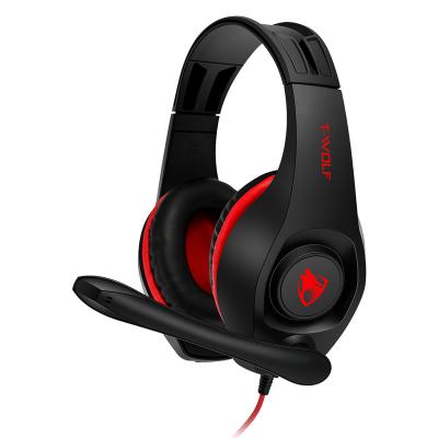 China Earphone TWOLF H120 3.5mm Wired Gaming Headset Over Ear Gaming Headset Noise Canceling Earphone With Microphone For Gamer for sale