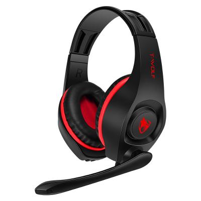 China H120 Earphone 3.5mm Cable Gaming Headset Over Ear Gaming Headset Headset Microphone For Computer skype for sale