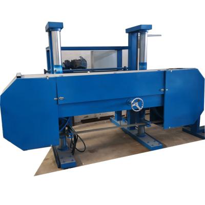 China Woodworking Bandsaw Factory Log Mill Log Processing Machine Horizontal Portable Horizontal Band Sawmill Mobile Band Saw for sale