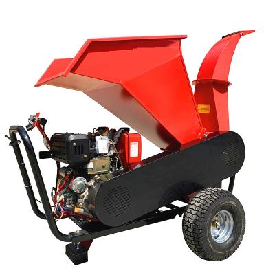 China Farms Industrial Electric Diesel Drum PTO Chipper Wood Shredder Machinery for sale