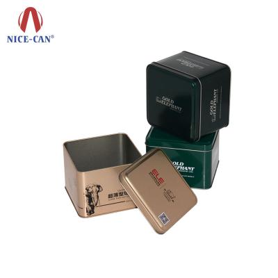 China Spice Packaging Tin Wholesale Square Tin Embossed Tin Box For Spice Packaging Tin for sale