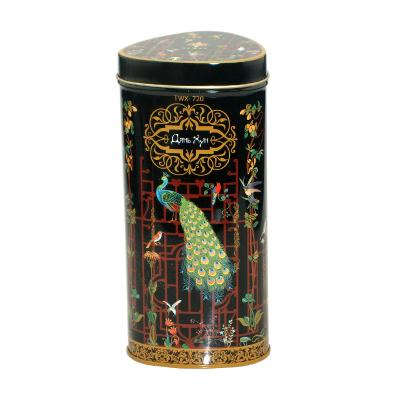 China New Design Recyclable Hot Sale Triangle Custom Tea Tin Box For Tea Packaging for sale