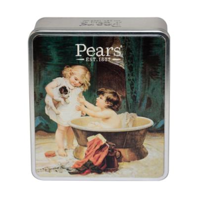 China Hot Sale Rectangle Tea Tin Box Package Tin Case For Tea for sale