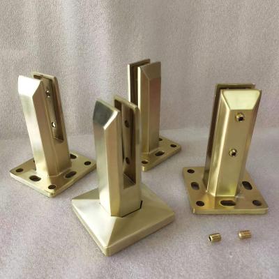 China NEW Height ALD Pool Modern Adjustable Glass Fence Pins Gold Balustrade Spikes Spikes for sale